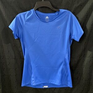 Adidas Women's Bright Blue Short Sleeve Tee